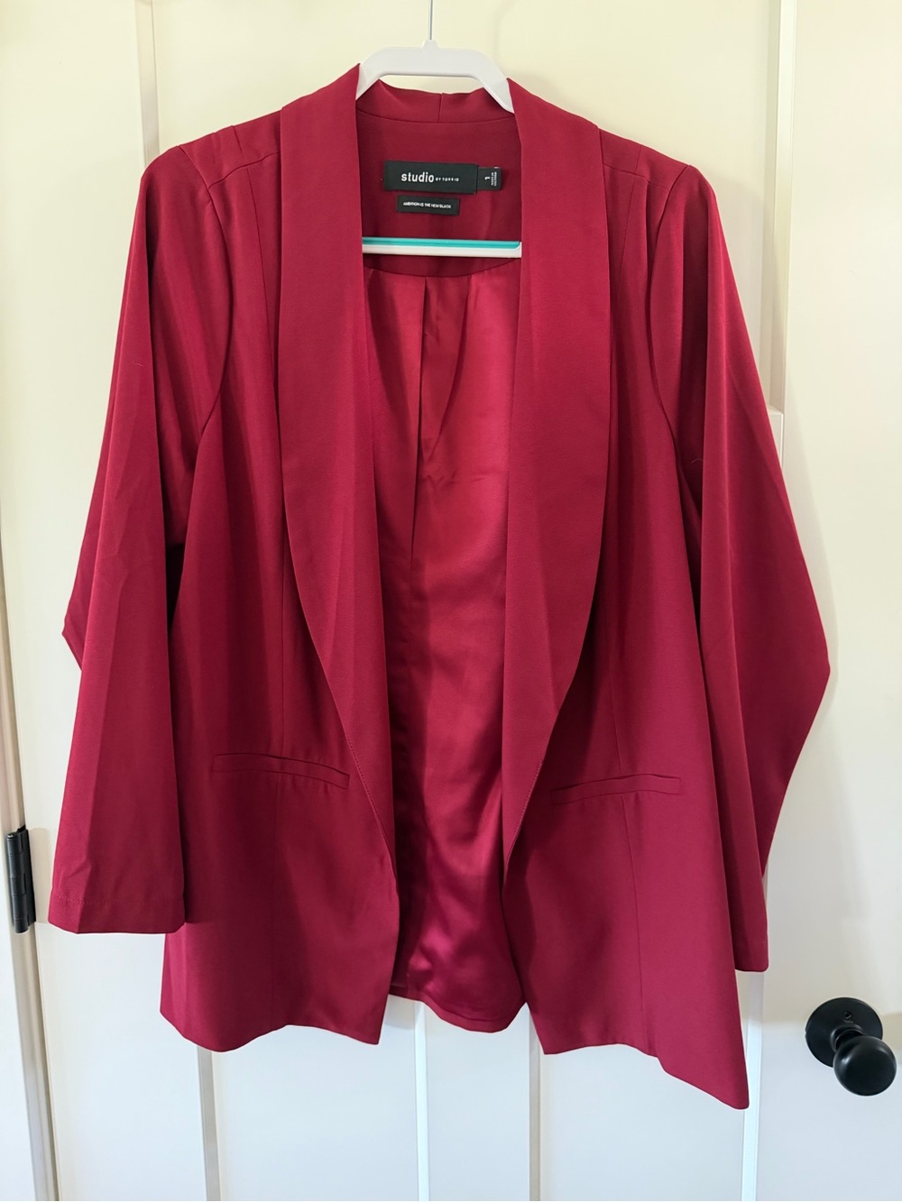 Torrid Red Open-Front Blazer Jacket size 1x